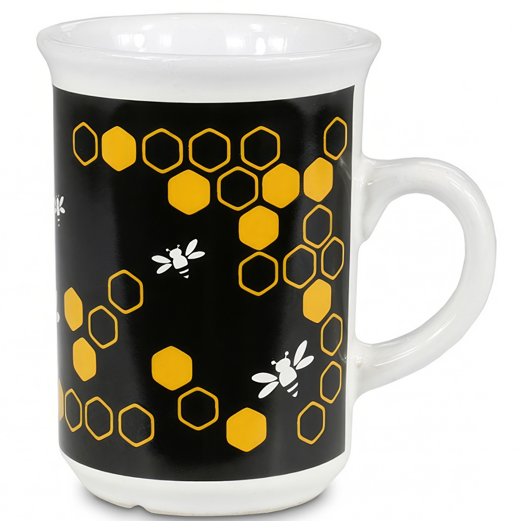 Keramik Tasse Black & Gold