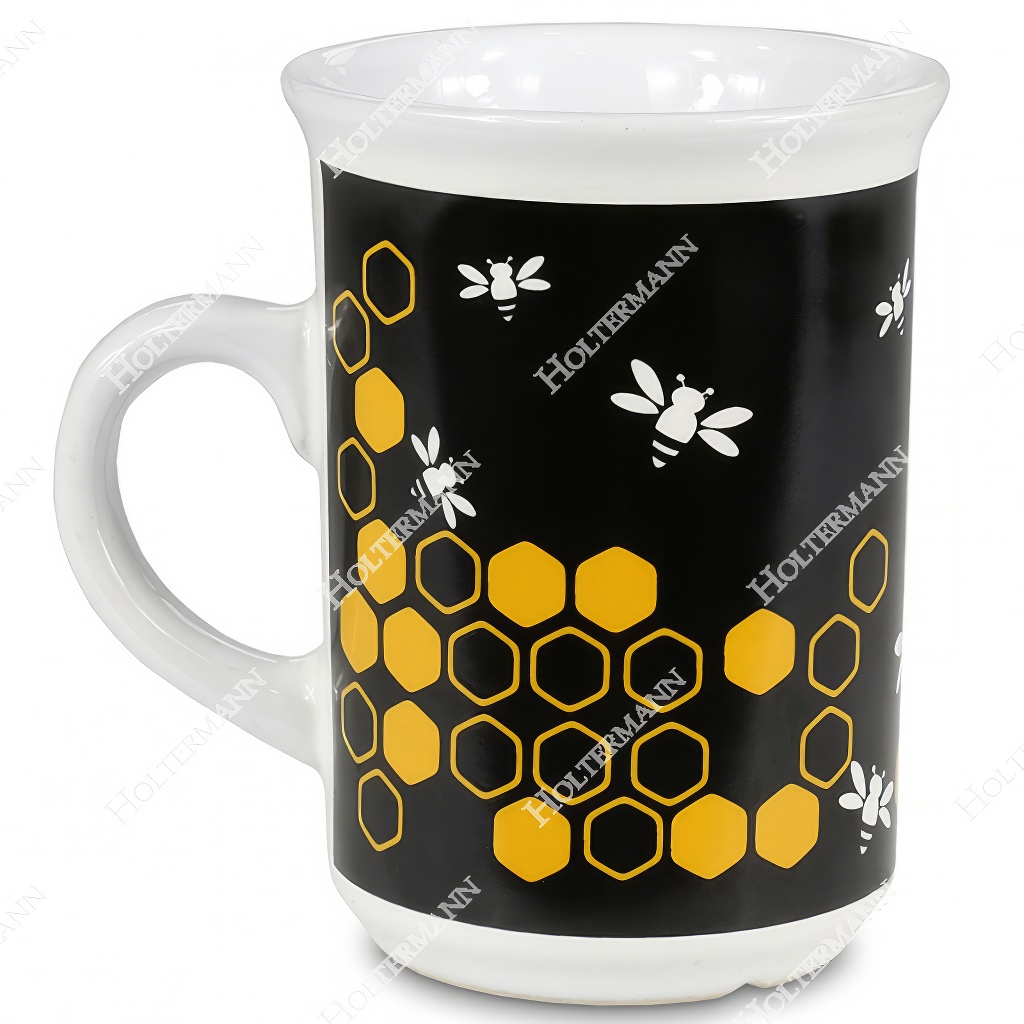 Keramik Tasse Black & Gold